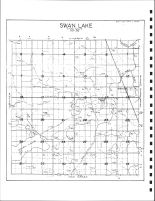 Swan Lake Township Drainage Map, Emmet County 1980